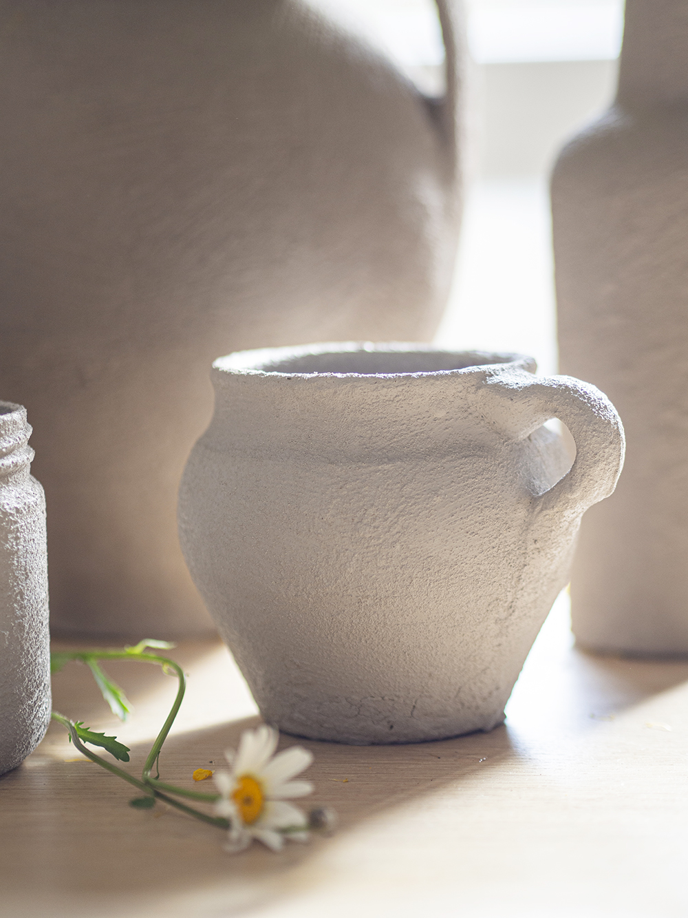 DIY Cómo pintar con efecto cerámica ¡Convertir cristal en barro!_11